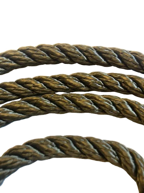 Handmade Double/ Brace 8 mm Rope Slip Lead With Anti Tangle Swivel