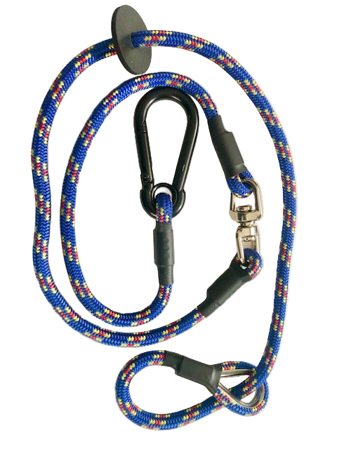 Marine Braid 8mm X 1.2m Anti-tangle Trialing / Working Leads, Hands free