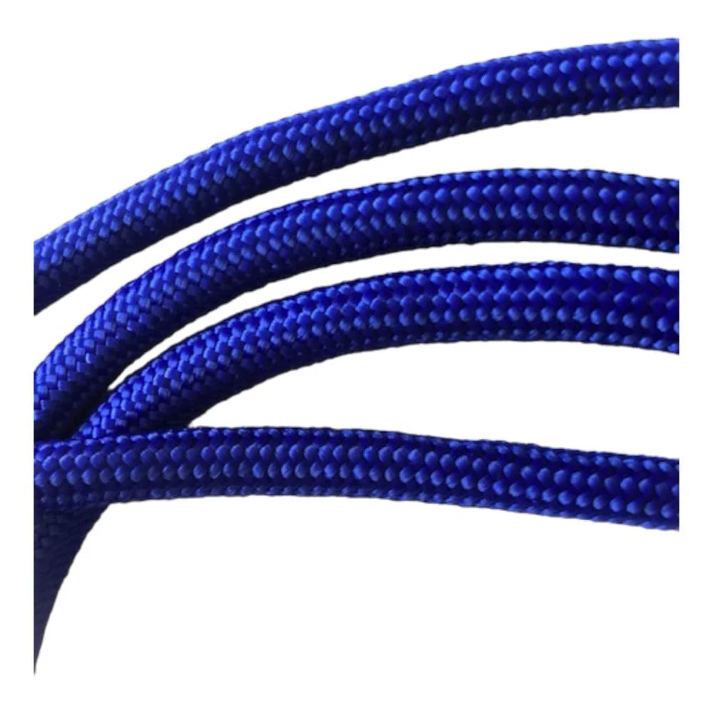 Handmade 6 Metre Long line Training Trigger Clip In Blue