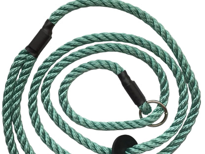 Handmade Double/ Brace 8 mm Rope Slip Lead With Anti Tangle Swivel