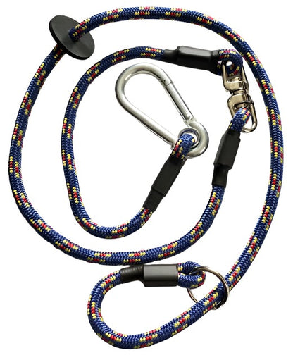 Marine Braid 8mm X 1.2m Anti-tangle Trialing / Working Leads, Hands free.