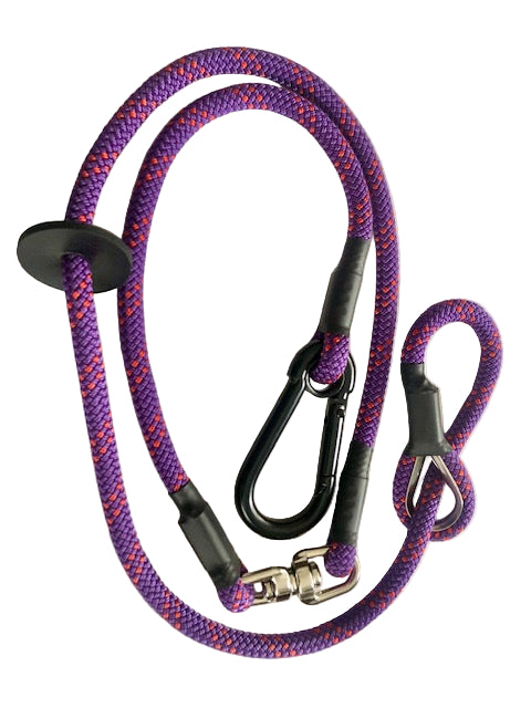 Marine Braid 8mm X 1.2m Anti-tangle Trialing / Working Leads, Hands free