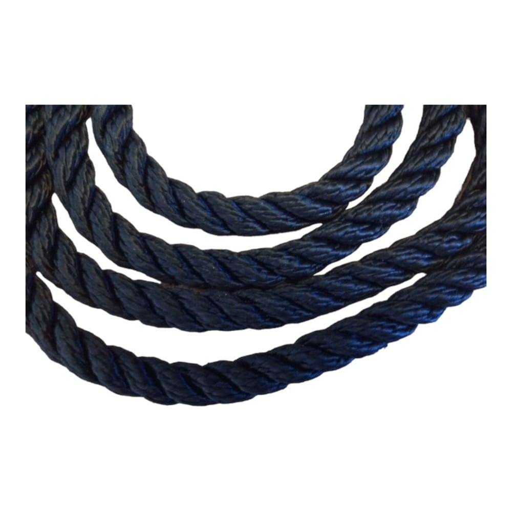 Handmade Rope Slip Lead In Black