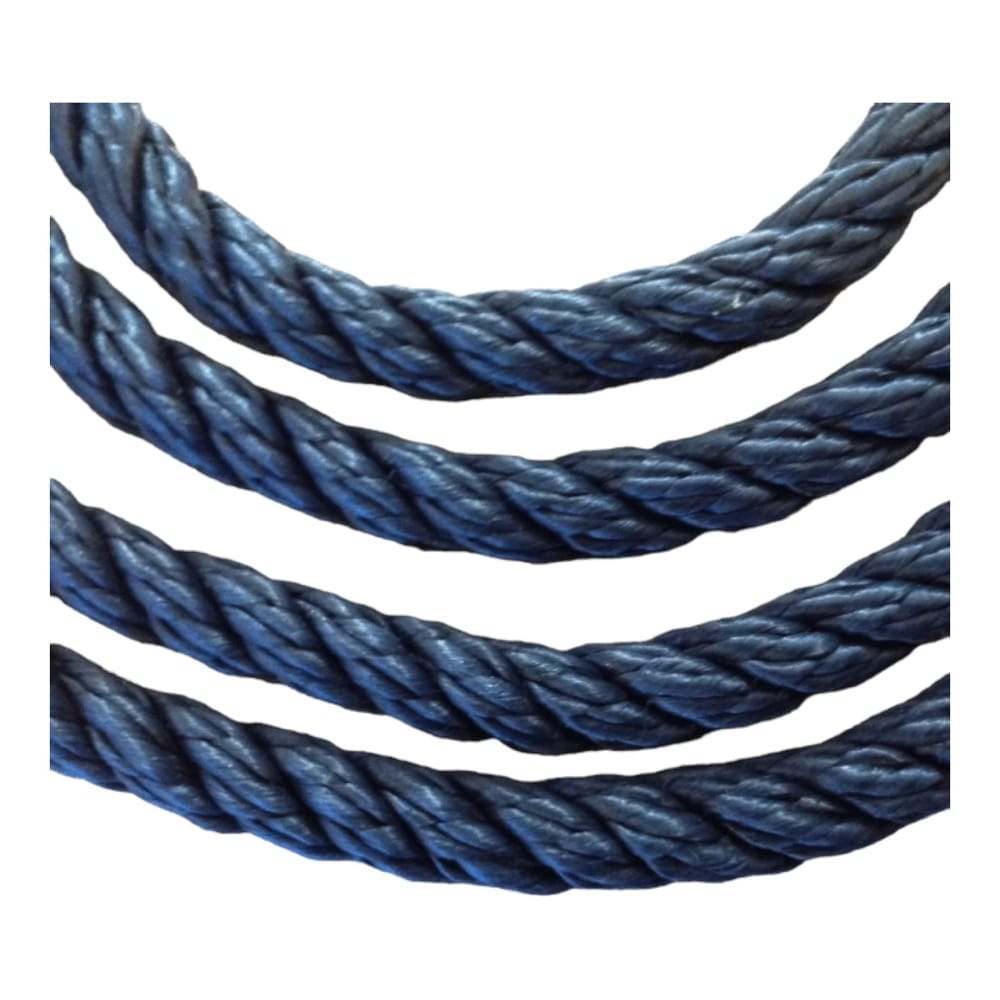 Handmade Rope Slip Lead In Dark Blue